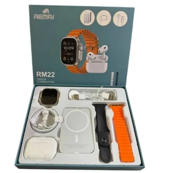Набір X8 Watch set 3 в 1 зі смарт-годинником, бездротовими навушниками та Power Bank