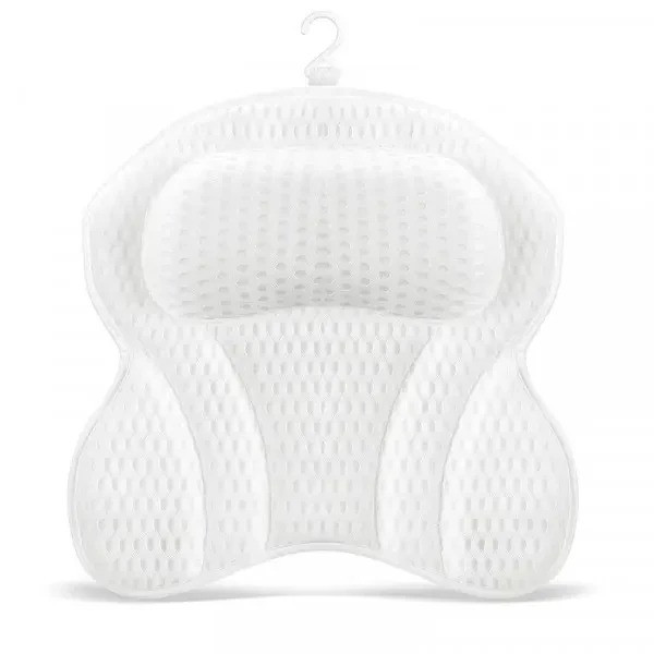 Ванночная подушка Bathtub Pillow 106 с присосками, комфортный подголовник для ванны