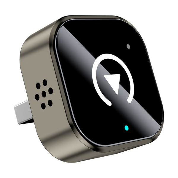 Бездротовий CarPlay адаптер 2 в 1 для USB-A і Type-C з Bluetooth 5.2 AND Glay Dongle 2025