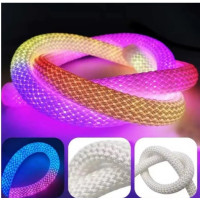 Стрічка-шланг LED RGB 5 м, розумна з Bluetooth керуванням і синхронізацією з музикою