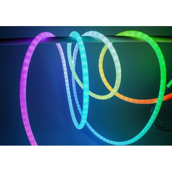 Стрічка-шланг LED RGB 5 м, розумна з Bluetooth керуванням і синхронізацією з музикою