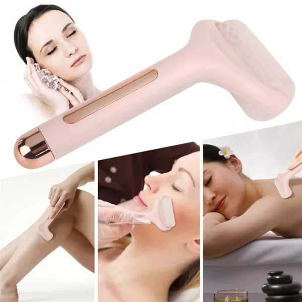 Гелевый крио роллер для лица Flawless Ice Roller, охлаждающий массажер