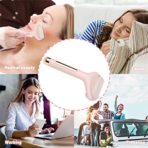 Гелевый крио роллер для лица Flawless Ice Roller, охлаждающий массажер