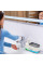Дозатор для мийного засобу 2 в 1 з підставкою для губки білий
