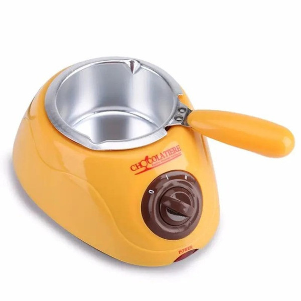 Набор для шоколадного фондю Chocolate Fondue Set, прибор из нержавеющей стали с формами и аксессуарами