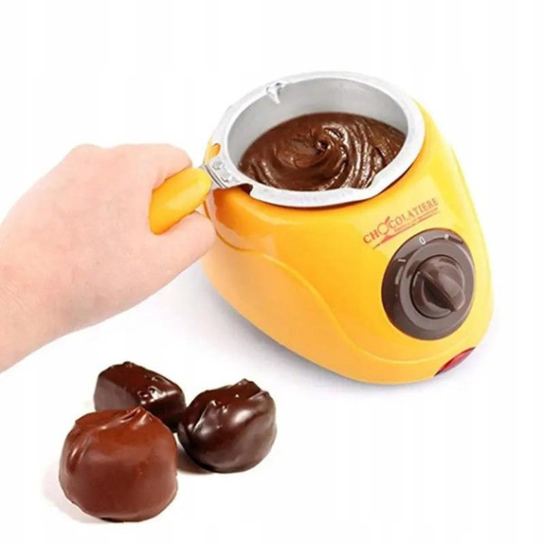 Набор для шоколадного фондю Chocolate Fondue Set, прибор из нержавеющей стали с формами и аксессуарами