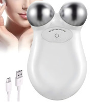 Вибрационный массажер Micro Current Skin TS-5504 для лица и тела ручной USB