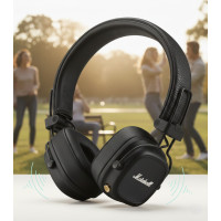 Бездротові навушники Marshall Major IV Black для використання з телефоном та ПК