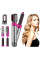 Стайлер для волос 5в1 Hot Air Styler с насадками, воздушный фен-щетка для сушки и укладки волос с чехлом
