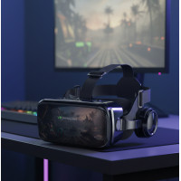 Окуляри віртуальної реальності VR Shinecon з пультом чорні