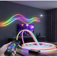 Світлодіодна USB LED-стрічка 5 м RGB-IC з Wi-Fi та Bluetooth керуванням через застосунок AND 5250