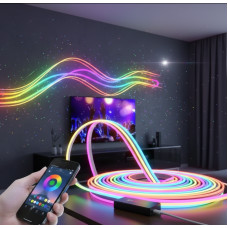Светодиодная USB LED лента 5 м RGB-IC с Wi-Fi и Bluetooth управлением через приложение AND 5250