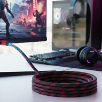 Кабель HDMI HDMI 10m посилений в обмотці 10м шнур