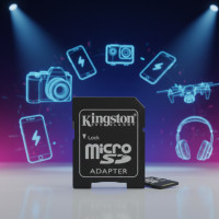 MicroSD карта пам'яті Kingston 128 ГБ Class 10 UHS-I для фото, відео, дронів і смартфонів