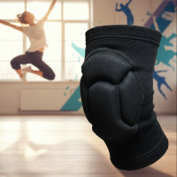 Спортивні наколінники для тренувань, захист колін, чорні, 2 штуки