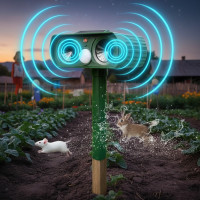 Отпугиватель животных, грызунов, птиц Solar Animal Repeller на солнечной батарее