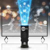 Цифрова кімнатна ТВ антена Clear TV Premium HD для телевізорів