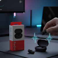 Беспроводные Bluetooth наушники AirDots A6S Black сенсорные наушники-гарнитура
