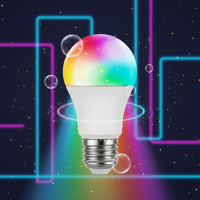 LED RGB лампа Anslut Standard Bulb з пультом дистанційного керування, MAG-719