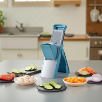 Овощерезка многофункциональная с регулируемой толщиной нарезки Vegetable cutter 223-6 с контейнером