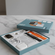 Набір X8 Watch set 3 в 1 зі смарт-годинником, бездротовими навушниками та Power Bank