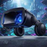 Окуляри 3D віртуальної реальності SHINECON SC-G15E PRO+ з наушниками та пультом