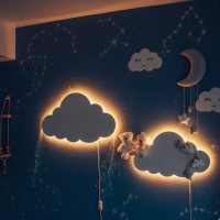 Дитячий нічник Cloud Lights HA-43 з м'яким світлом Нічник для дитячої кімнати
