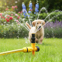 Розпилювач бризгалка Lawn Sprinkler для поливу газону городу спринклерна система на 360 градусів
