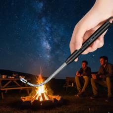 USB зажигалка электрическая BBQ lighter с аккумулятором Черная