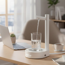 Акумуляторна електрична помпа для води з підставкою для склянки X115 Table Water Dispense
