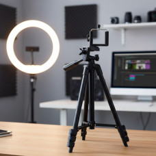 Штатив Tripod со штативной головкой для смартфона, фотоаппарата 102см