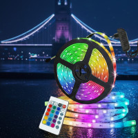 Светодиодная лента SMD 5050-RGB для подсветки телевизора 2м Разноцветная, Неоновая LED подсветка