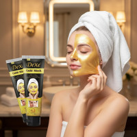 Маска для лица с биозолотом и коллагеном Dexe Gold Mask Биоколлагеновая