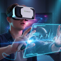 Очки виртуальной реальности 3D SHINECON SC-G05a с пультом для игр и видео контента