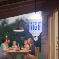 Лампа біла світлодіодна від комарів Zapp Light Led Lamp /  антимоскітний знищувач комах від мережі