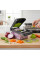 Багатофункціональна овочерізка Veggie Slicer 14в1 Ручний комбайн для нарізування та шаткування овочів