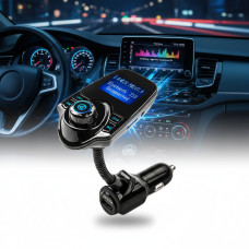 Автомобільний FM Модулятор трансмітер T10 для авто з Bluetooth MP3 AUX передавач UKC