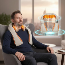 Універсальний масажер Massager of Neck Kneading, Електричний масажер для шиї, плечей, спини та попереку