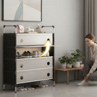 Органайзер SLXJ 6205HB для обуви 4-уровневый, компактный, металл
