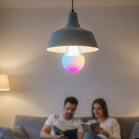 Розумна лампочка Tuya LED через Wi-Fi віддалена + Bluetooth (9W, 16 млн кольорів)