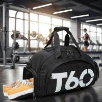 Спортивний рюкзак сумка трансформер унісекс Т60 Чорний