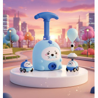Игровой набор аэромобилей Balloon Inertia Car D8811 с шариками и стартером