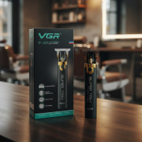 Триммер для волос и бороды VGR V-082, профессиональный, с тремя насадками