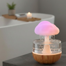 Ночник увлажнитель с эффектом дождя Cloud Rain Humidifier Диффузор и увлажнитель воздуха в комнату