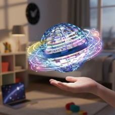 Летюча куля-спінер Flynova pro Bambi з трьома режимами парення, бумеранг і по прямій + підсвітка синя