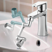 Насадка Faucet splash head аератор для змішувача Поворотна головка на 1080 градусів із 2 режимами Пластик ф