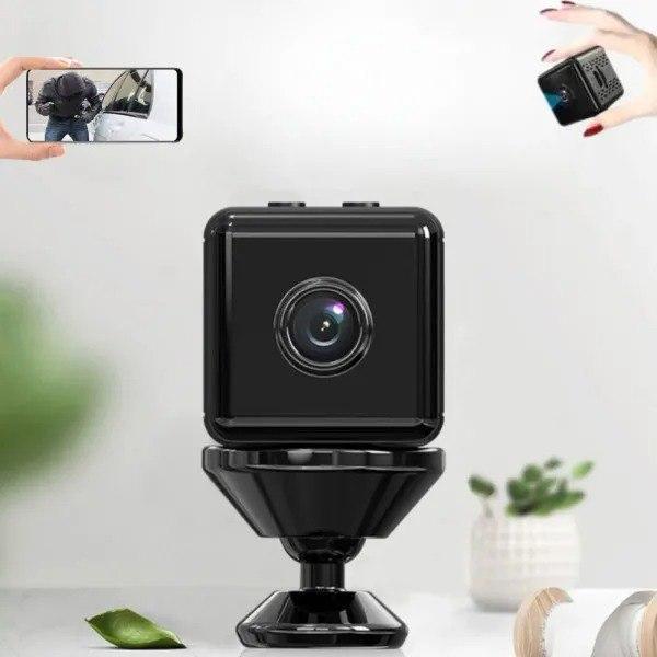 IP-відеокамера P7-X6D компактна Wi-Fi камера безпеки з нічним баченням для кімнати