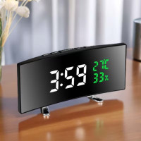 LED часы 6508 RuiJiao цифровые настольные с датой влажностью и температурой