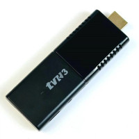 Медиаплеер для телевизора R3 Android TV Stick 4K Ultra Android 14 WiFi 6 приставка