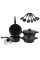 Посуда кухонная Royal Mark LY-381 комплект 13 предметов кастрюли и сковороды